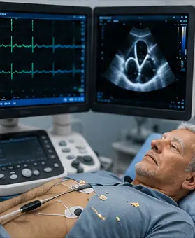 2D Echo and ECG
